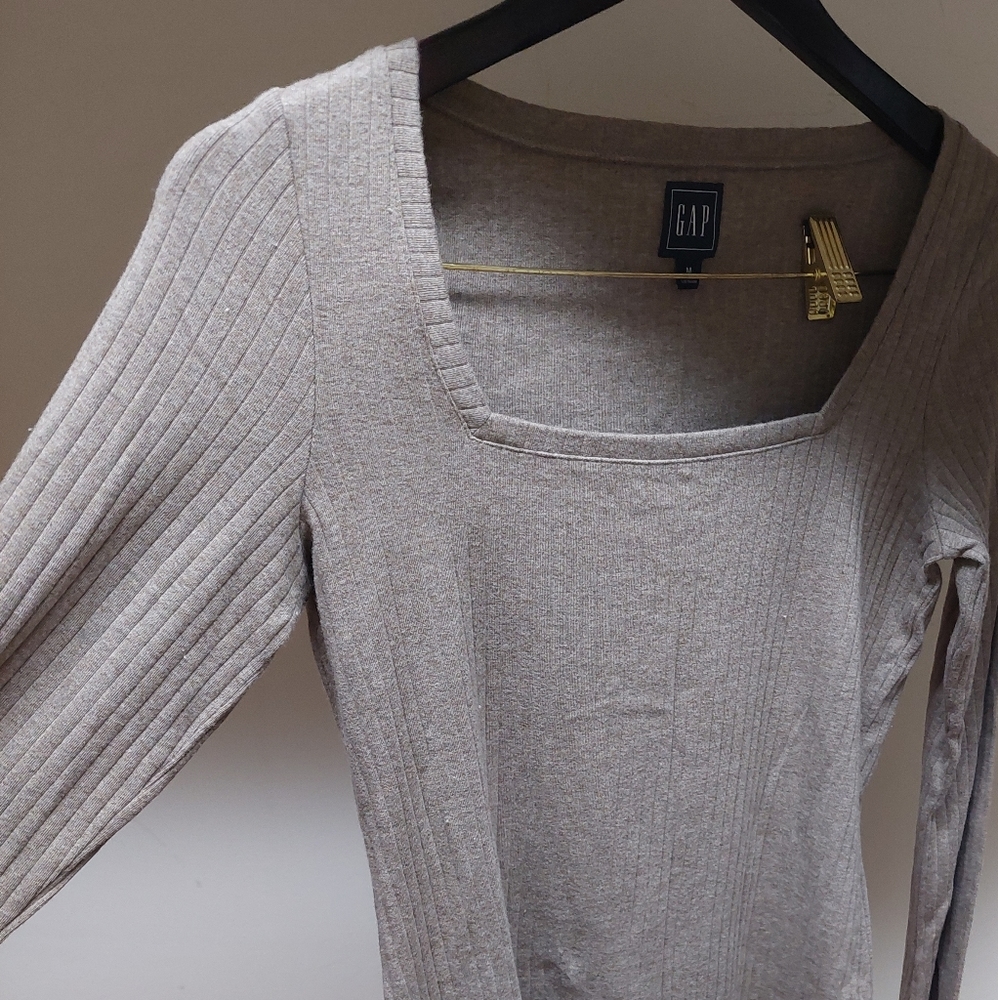 GAP, L/S shirt, Fall 2020, M in mocha